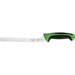 Mercer Culinary M22418GR Millennia 8" Green Offset Bread Knife