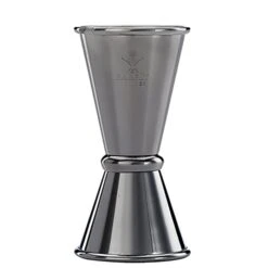 Mercer Culinary M37000BK Barfly Gun Metal Black Japanese Style Jigger