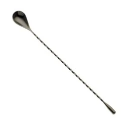 Mercer Culinary M37012BK Barfly Gun Metal Black Classic Bar Spoon