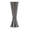 Mercer Culinary M37005BK Barfly Gun Metal Black Japanese Style Jigger