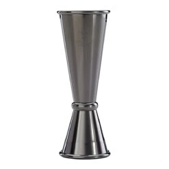 Mercer Culinary M37005BK Barfly Gun Metal Black Japanese Style Jigger