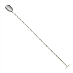 Mercer Culinary M37019 15.75" Flat-Top End Bar Spoon With Muddler