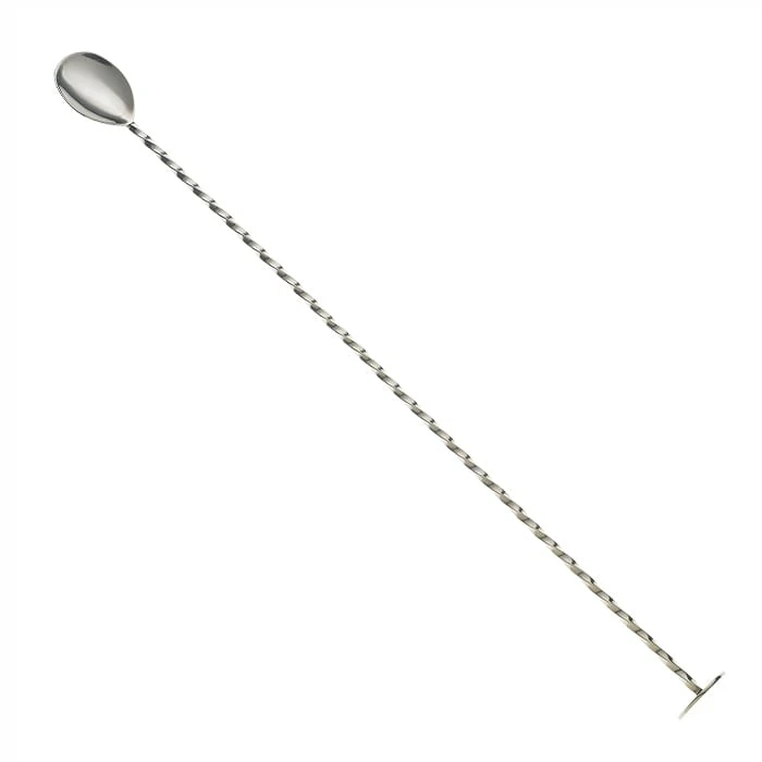 Mercer Culinary M37019 15.75" Flat-Top End Bar Spoon With Muddler