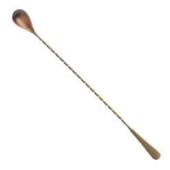 Mercer Culinary M37010ACP Antique Copper 13-3/16" Bar Spoon