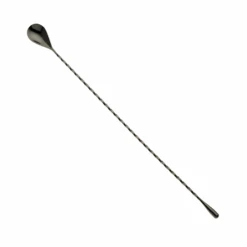 Mercer Culinary M37013BK Gun Metal Black 15-3/4" Bar Spoon