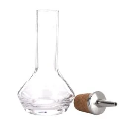 Mercer Culinary M37070 Glass 1.7 Ounce Bitters Bottle With Cork