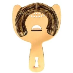 Mercer Culinary M37026GD Barfly Gold Plated S/S 6" Bar Strainer