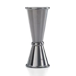 Mercer Culinary M37003BK Gunmetal 1 Oz. /1.5 Oz. Japanese Jigger