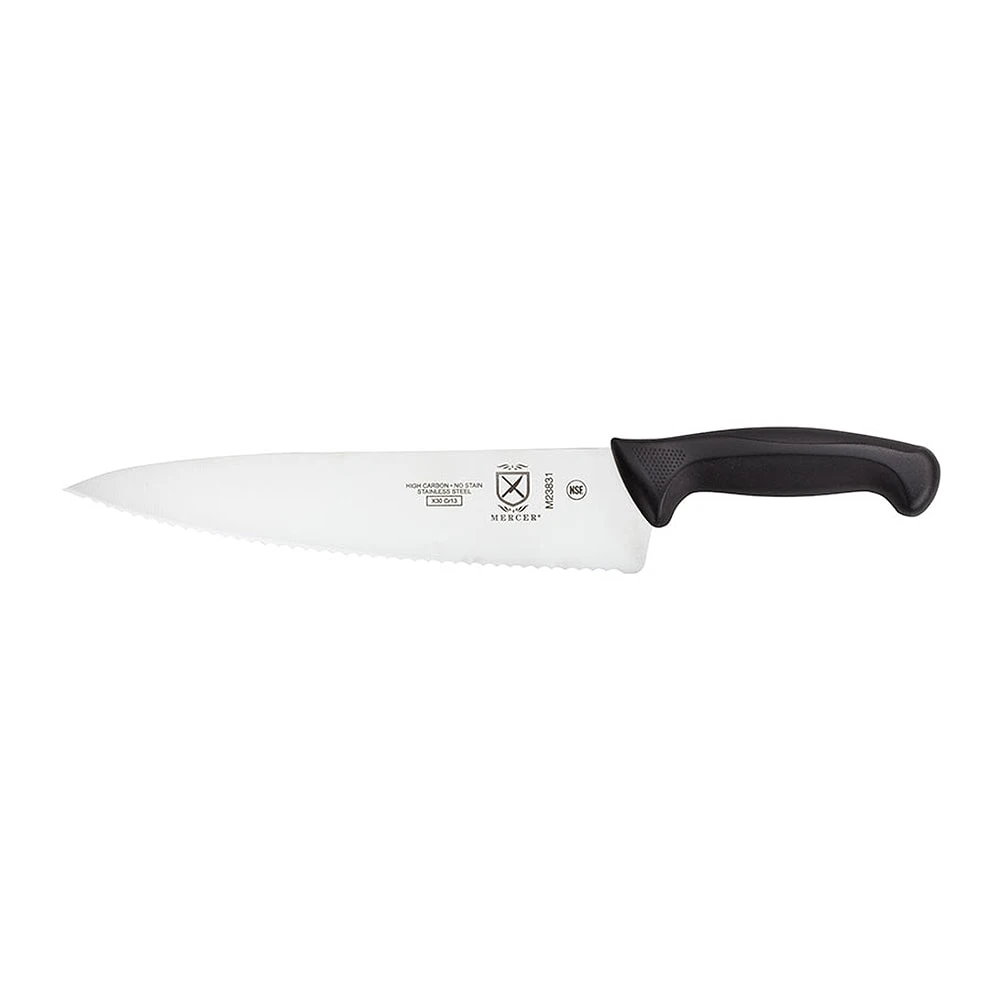 Mercer Culinary M23831 Millennia Wavy Edge 10" Chef's Knife