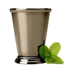 Mercer Culinary M37032BK Barfly Gun Metal Black 12 Ounce Julep Cup