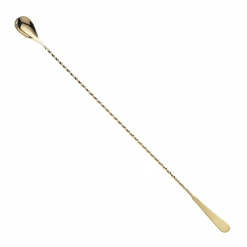 Mercer Culinary M37011GD Gold 17" Japanese Style Bar Spoon