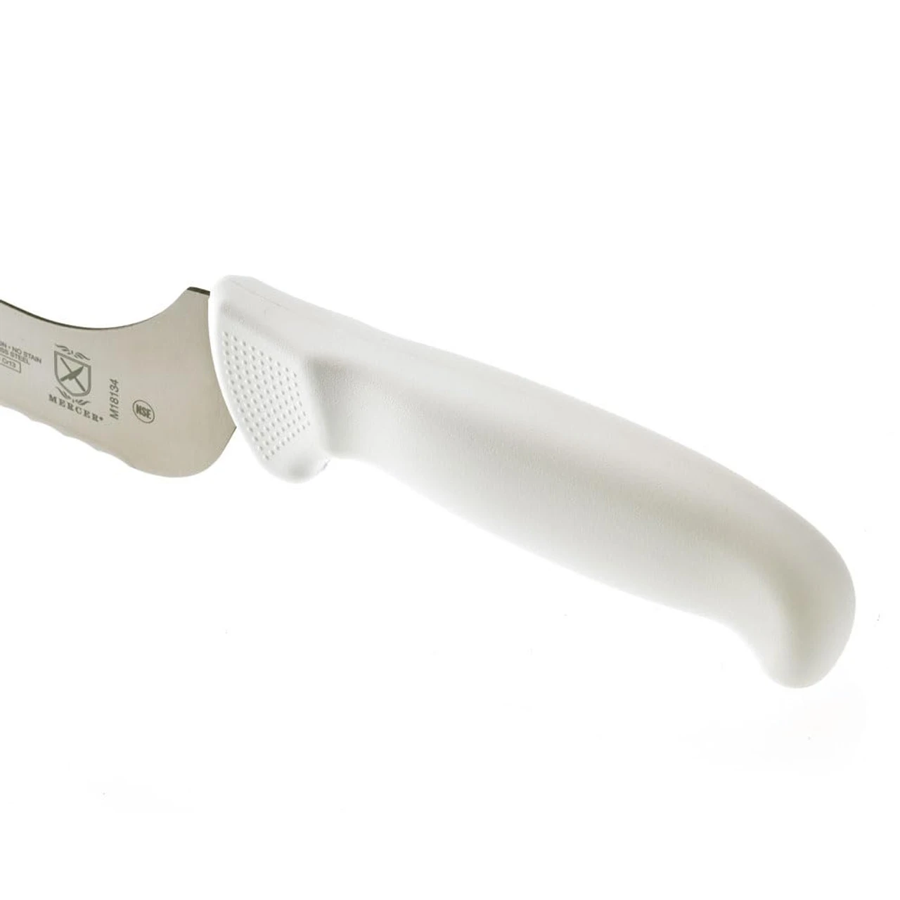 Mercer Culinary - Ultimate White 6" Offset Wavy Edge Bread Knife - Image 3